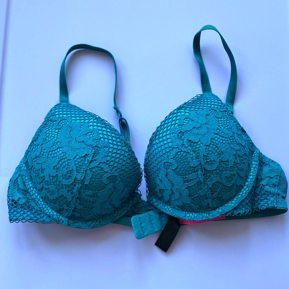 Beach Teal La Senza Obsession Bra Fishnet Lace Bra - Picture 11 of 13